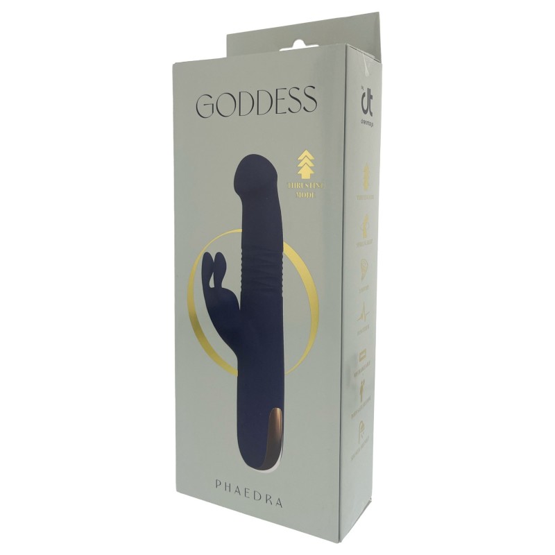 Dreamtoys Goddess Collection - lökő párvibrátor (sötétkék) 139753 termék bemutató kép