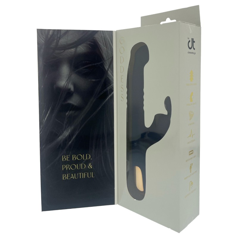 Dreamtoys Goddess Collection - lökő párvibrátor (sötétkék) 139754 termék bemutató kép