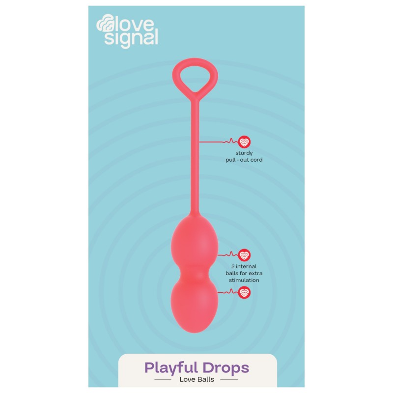 Dreamtoys Love Signal - gésagolyó duo (pink) 126894 termék bemutató kép