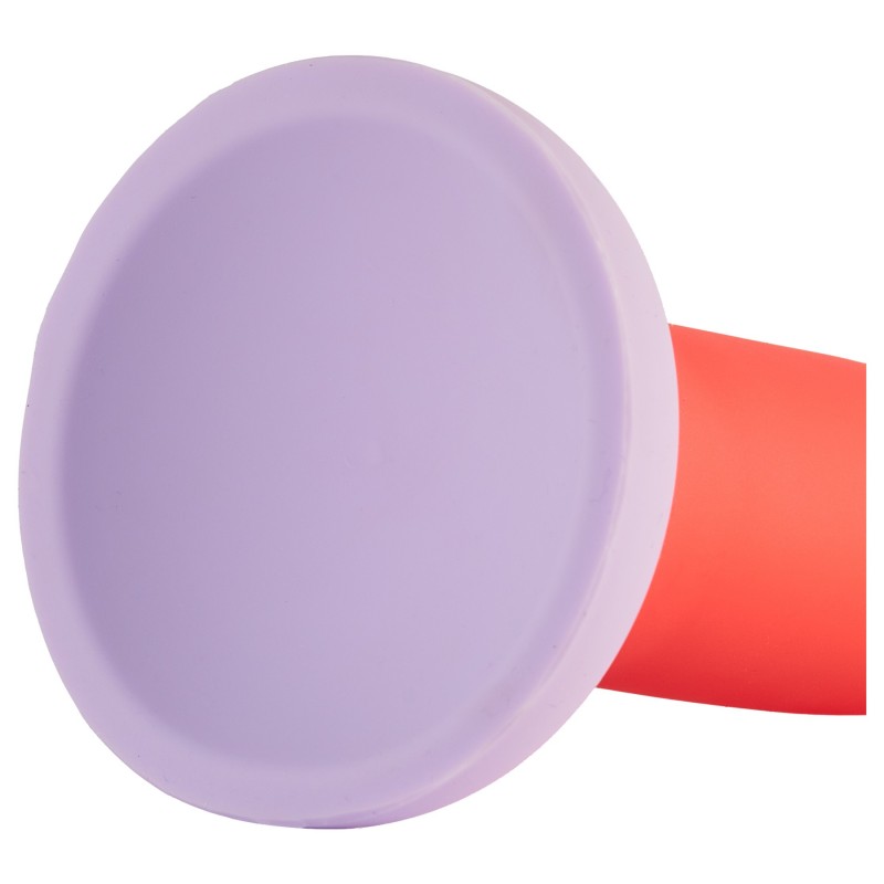 Dreamtoys Love Signal - kétszínű szilikon dildó közepes (piros) 139778 termék bemutató kép