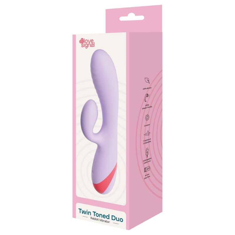 Dreamtoys Love Signal - csiklókaros vibrátor (lila) 139788 termék bemutató kép