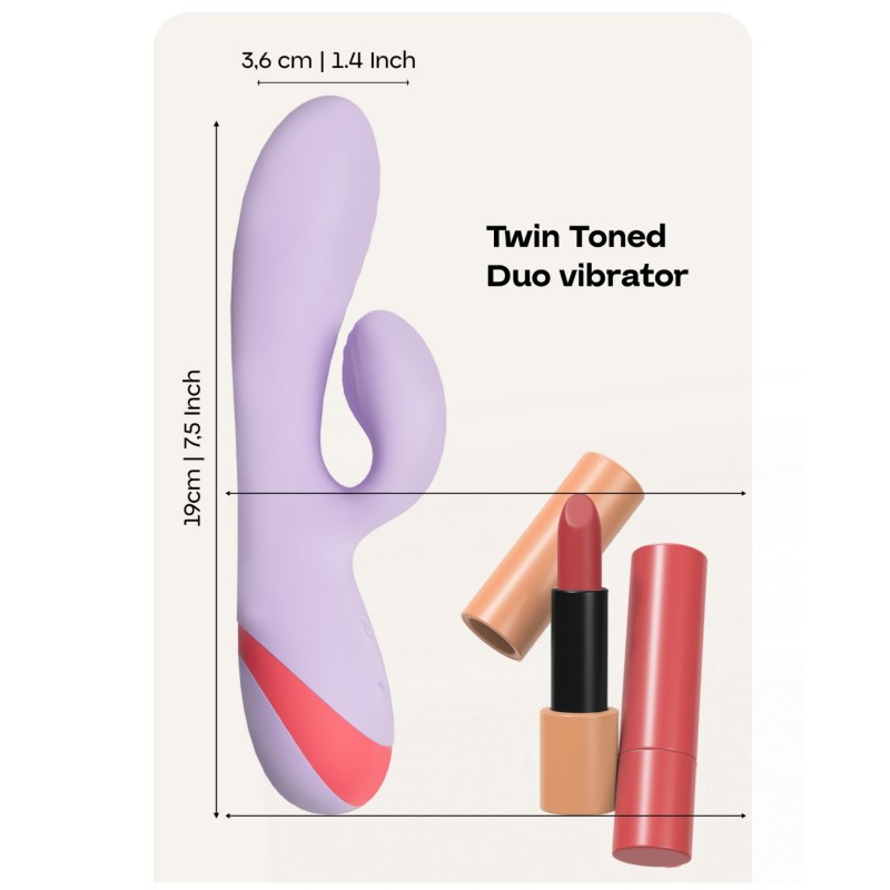 Dreamtoys Love Signal - csiklókaros vibrátor (lila) 139790 termék bemutató kép