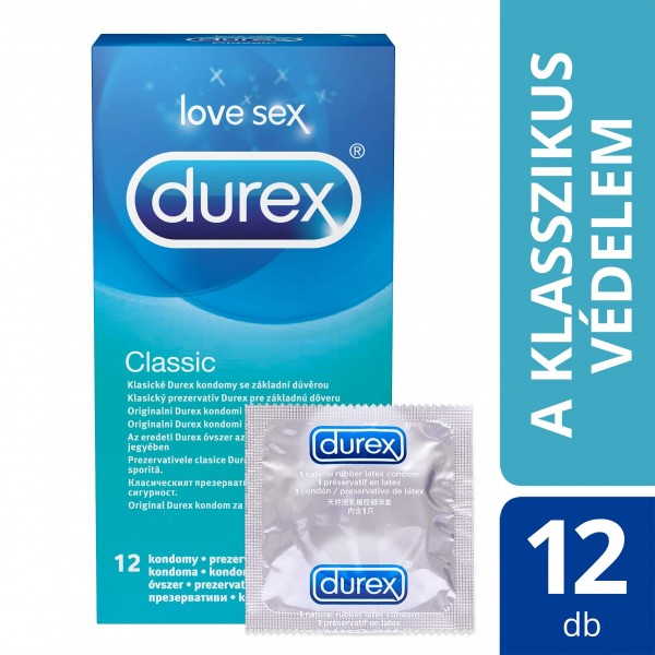 Durex klasszikus óvszer (12db)