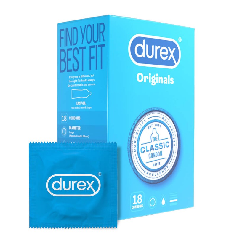 Durex Originals - óvszer (18db) 40454 termék bemutató kép