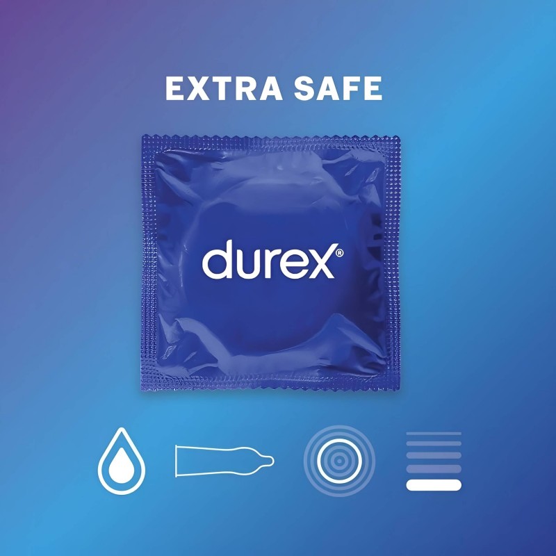 Durex Extra Safe - biztonságos óvszer (18 db) 132987 termék bemutató kép