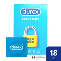 Durex Extra Safe - biztonságos óvszer (18db) 49541 termék bemutató kép