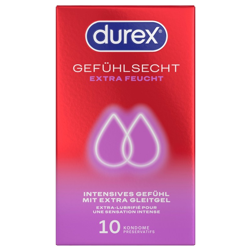 Durex - extra síkosított óvszer (10 db) 135319 termék bemutató kép
