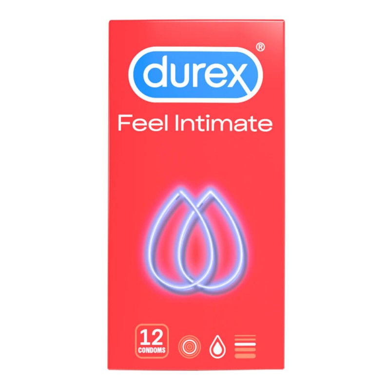Durex Feel Intimate - vékonyfalú óvszer (12db) 57695 termék bemutató kép