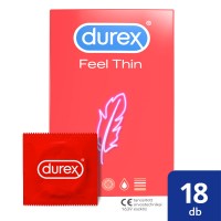 Durex Feel Thin - élethű érzés óvszer (18db) 49512 termék bemutató kép