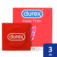 Durex Feel Thin - élethű érzés óvszer (3db) 49476 termék bemutató kép