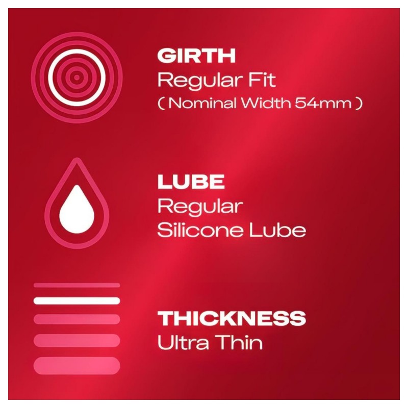 Durex Feel Ultra Thin - ultra élethű óvszer (10 db) 130096 termék bemutató kép