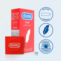 Durex Feel Ultra Thin - ultra élethű óvszer (10db) 49489 termék bemutató kép