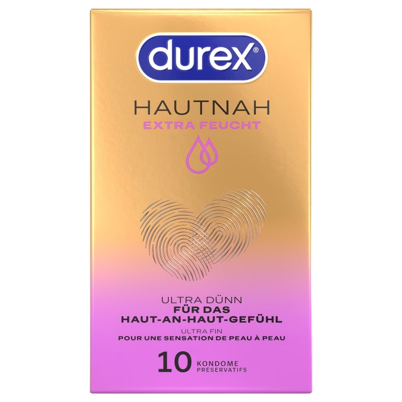 Durex Hautnah - extra síkosított óvszer (10 db) 134331 termék bemutató kép
