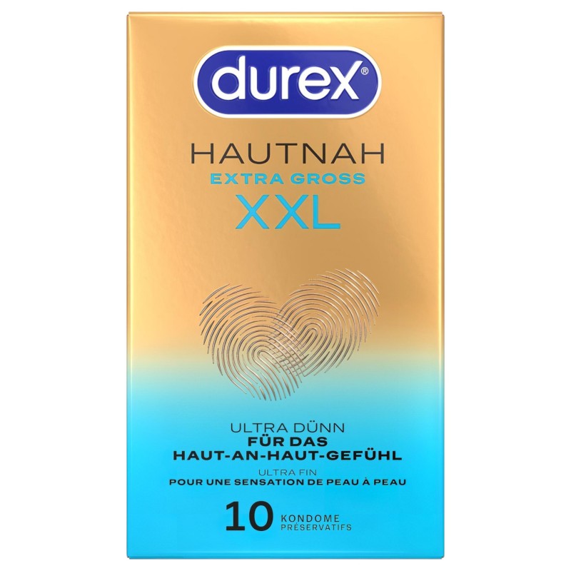 Durex Hautnah XXL- extra nagy óvszer (10db) 122248 termék bemutató kép