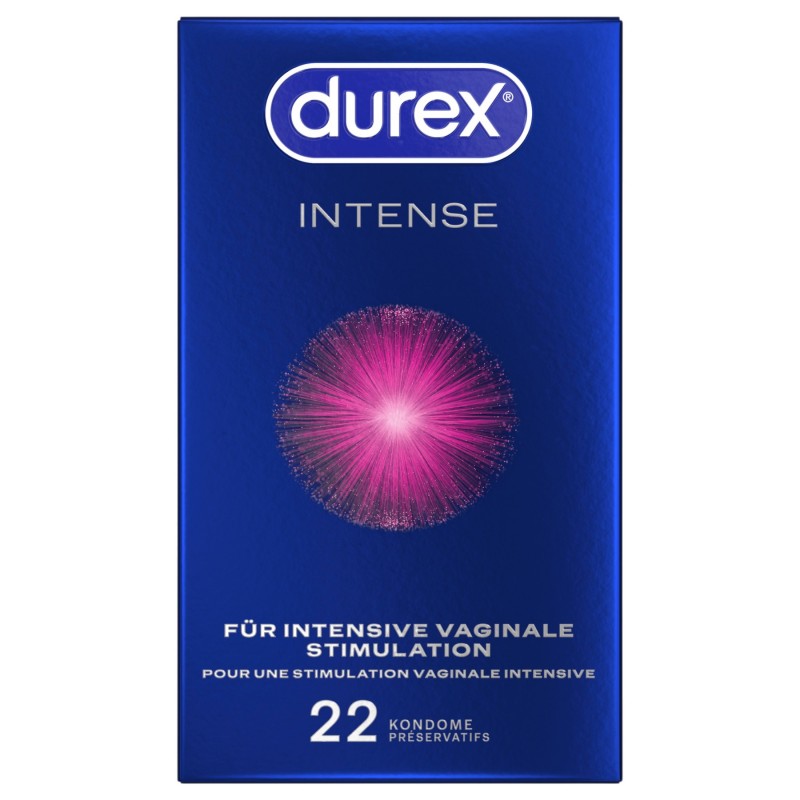 Durex Intense - Orgasmic óvszer (22 db) 135296 termék bemutató kép