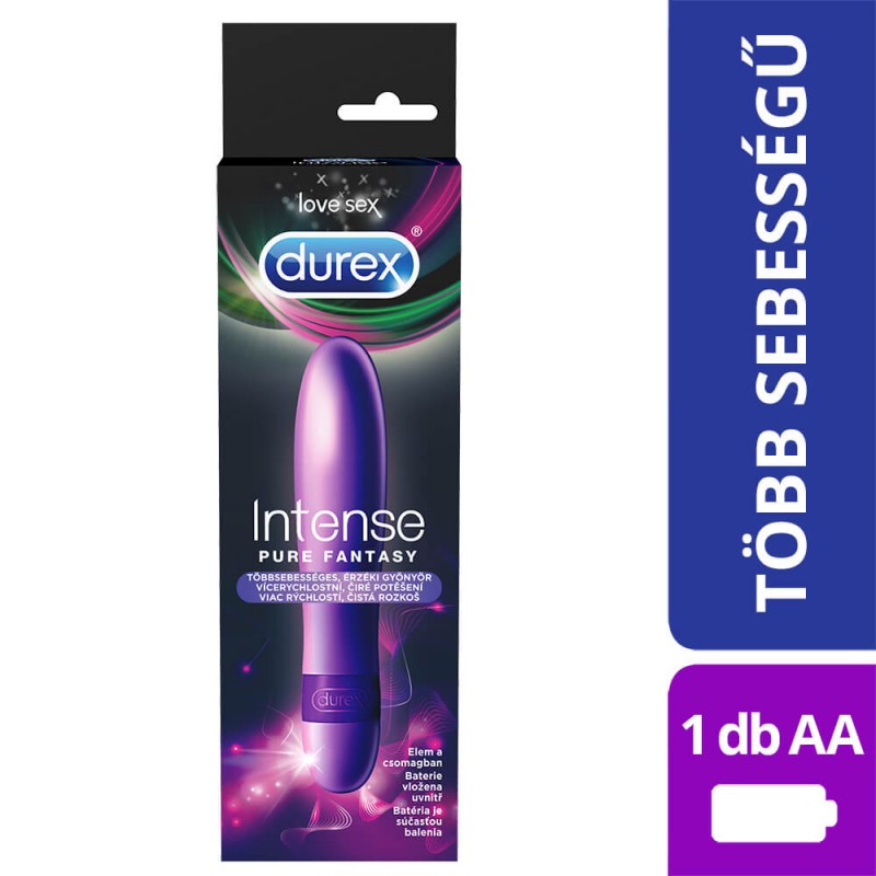 Durex Intense Pure Fantasy - rúdvibrátor (fehér) - 21634 termék bemutató kép