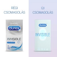 Durex Invisible Extra Sensitive - vékony óvszer (10db) 59750 termék bemutató kép