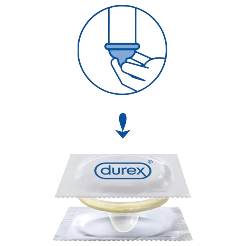 Durex Invisible Slim - vékony óvszer (10 db) 130328 termék bemutató kép