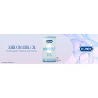 Durex Invisible XL - extra nagy óvszer (10db) 49576 termék bemutató kép