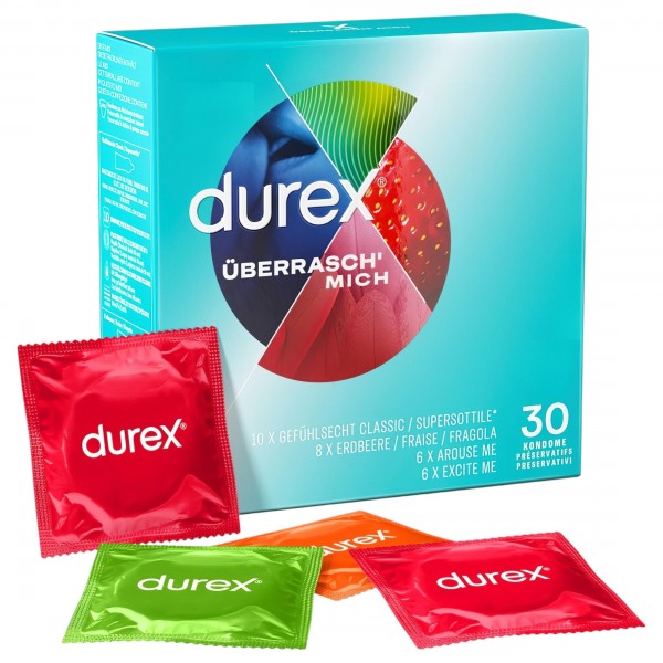 Durex Surprise Me - óvszer csomag (30db)