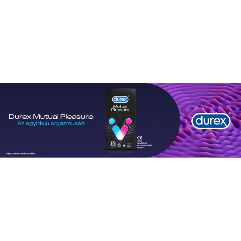 Durex Mutual Pleasure - késleltető óvszer (10db) 63972 termék bemutató kép