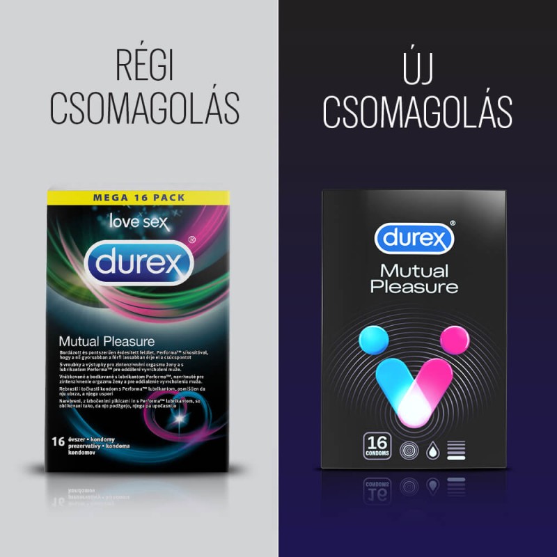 Durex Mutual Pleasure - késleltető óvszer (16db) 63979 termék bemutató kép
