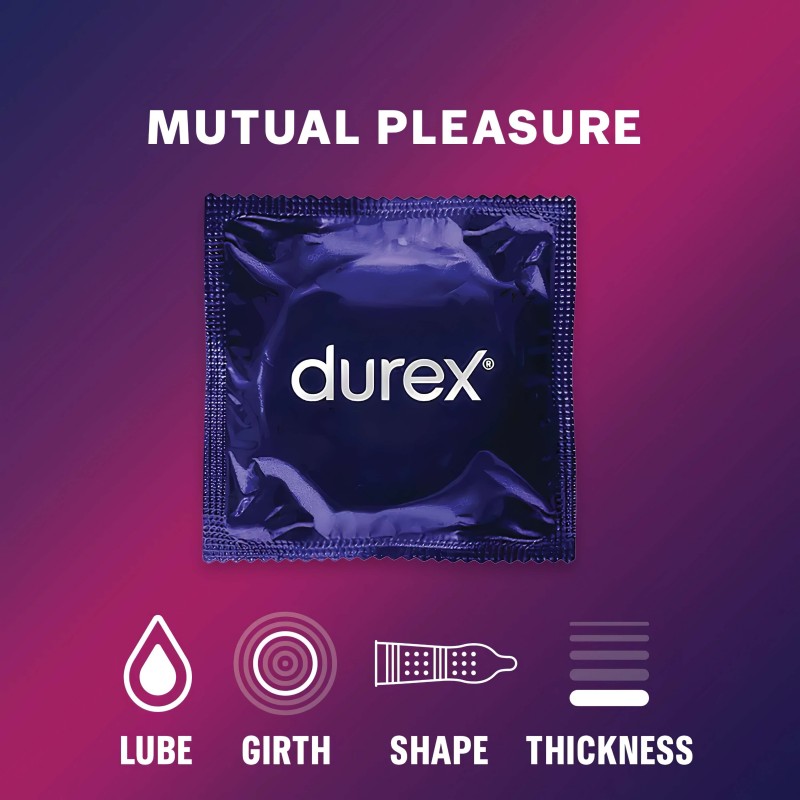 Durex Mutual Pleasure - késleltető óvszer (3 db) 131615 termék bemutató kép
