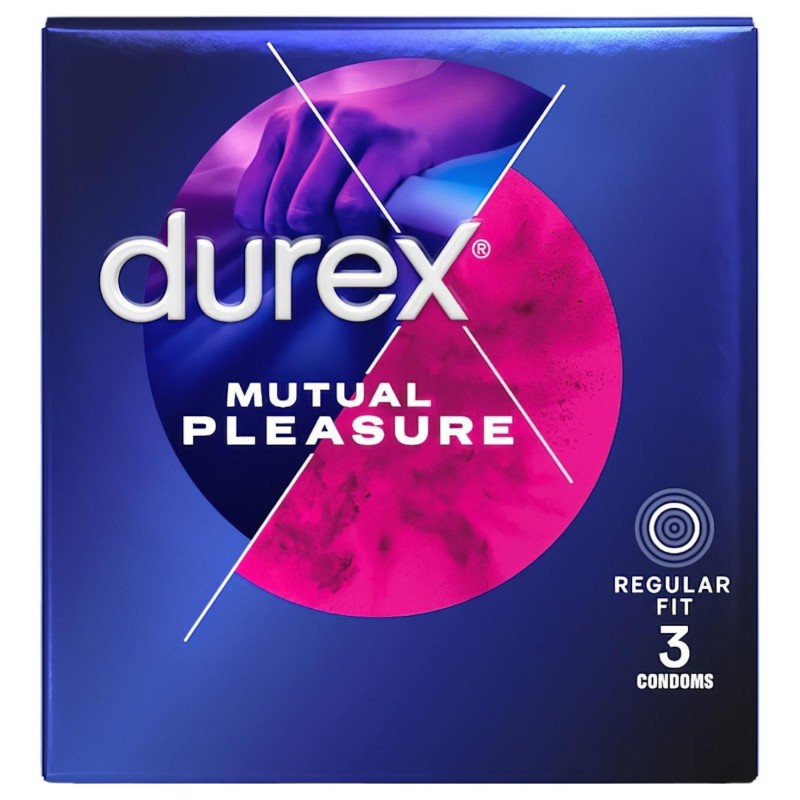 Durex Mutual Pleasure - késleltető óvszer (3 db) 131616 termék bemutató kép