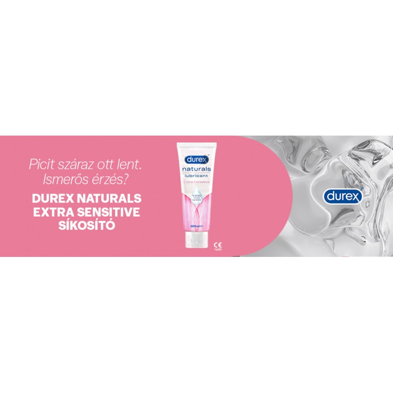 Durex Naturals - extra szenzitív síkosító (100ml) 42489 termék bemutató kép