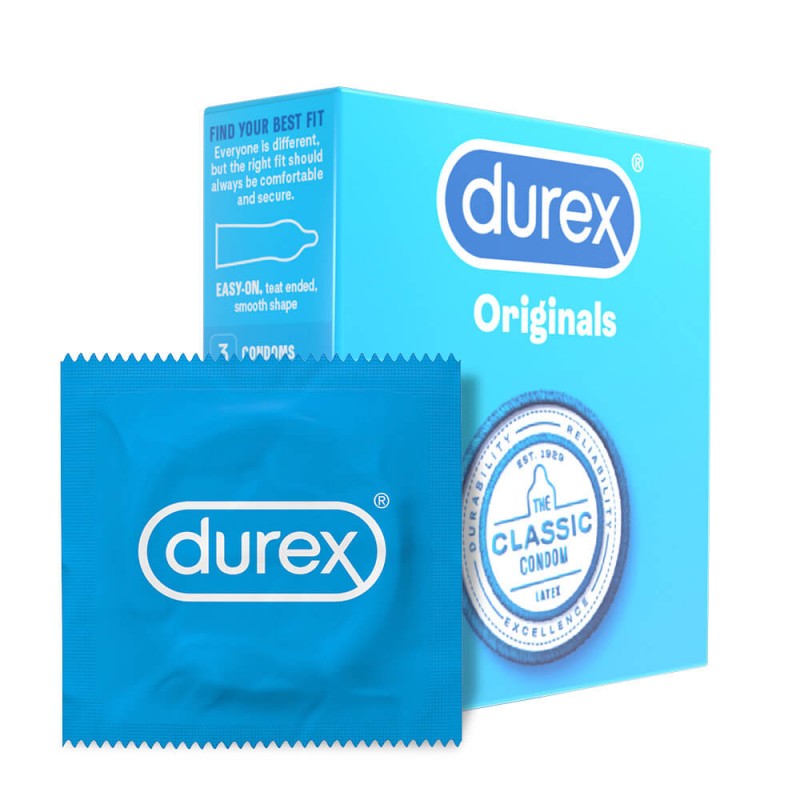 Durex Originals - óvszer (3db) 59791 termék bemutató kép