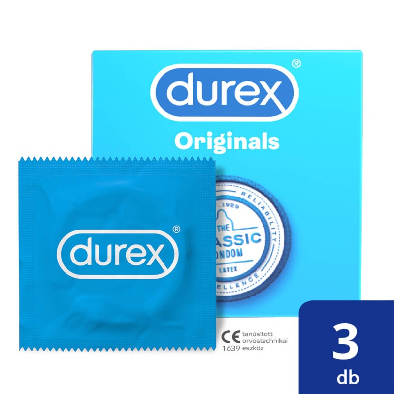 Durex Originals - óvszer (3db) 59792 termék bemutató kép