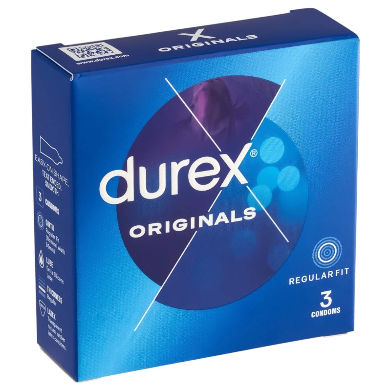 Durex Originals - óvszer (3 db) 132938 termék bemutató kép