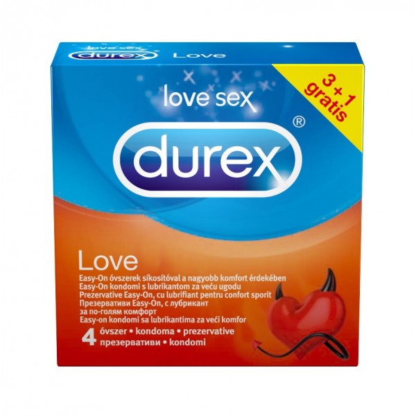 Durex Love - Close Fit óvszer (4db)