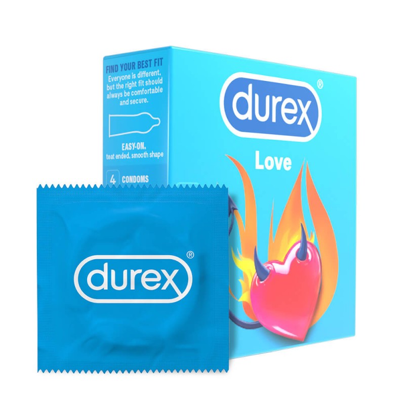 Durex óvszer Love - Easy-on óvszer (4db) 49495 termék bemutató kép