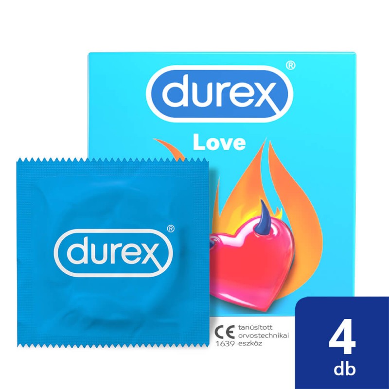 Durex Love - Close Fit óvszer (4db) 49496 termék bemutató kép