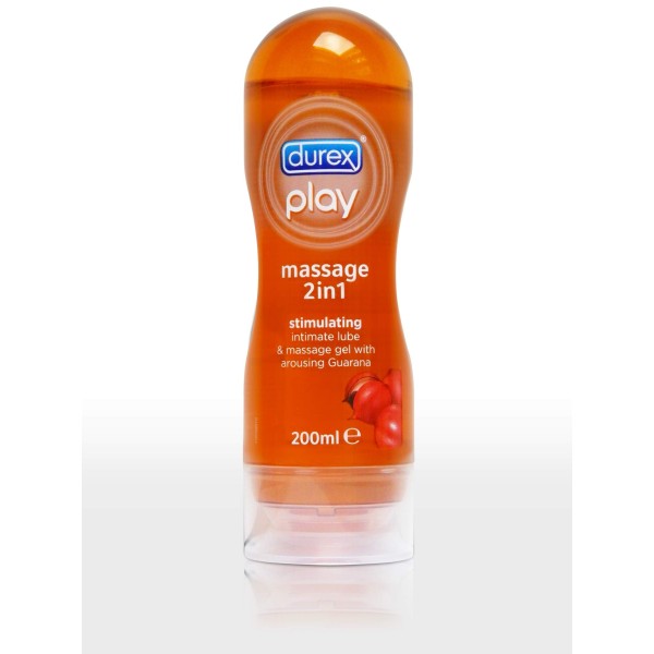 Durex 2in1 masszázsolaj - Guarana (200ml)