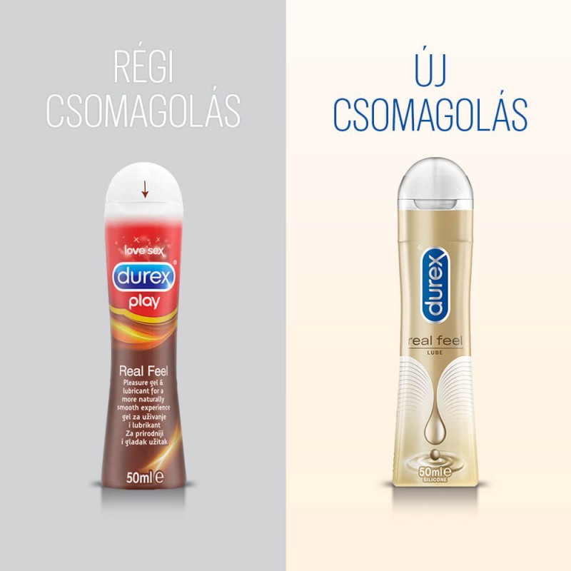 Durex Real Feel - szilikonos síkosító (50ml) 49456 termék bemutató kép