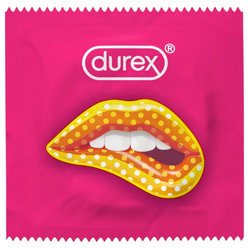 Durex Pleasure Me - bordázott-pontozott óvszer (10db) 108567 termék bemutató kép