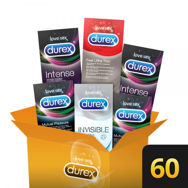 Durex Premium - extra élvezet óvszer csomag (6x10db)