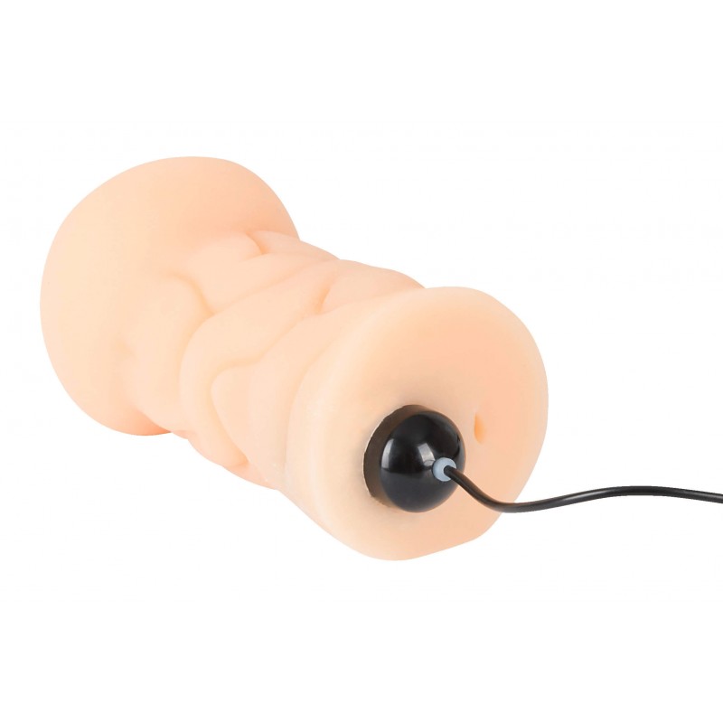 Easy Job Ruth - vibráló, élethű műpunci (natúr) 15565 termék bemutató kép