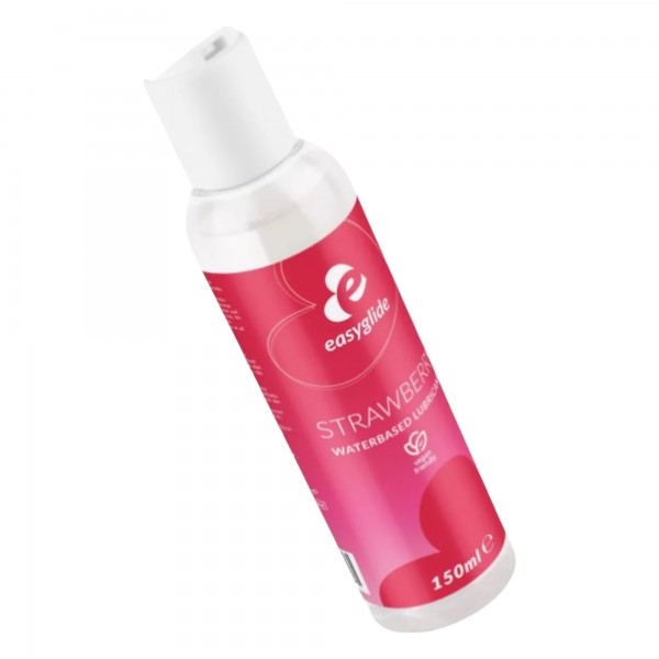 EasyGlide - ízesített vízbázisú síkosító - eper (150ml)