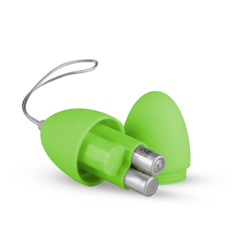 Easytoys - 7 ritmusú rádiós vibrációs tojás (zöld) 27387 termék bemutató kép
