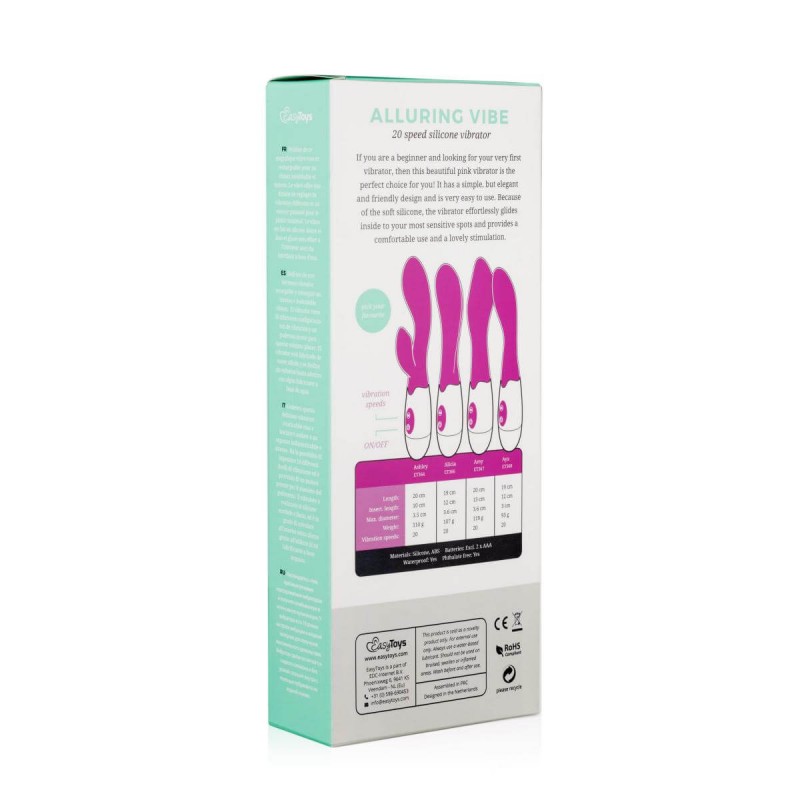 Easytoys Alluring vibe - vízálló, G-pont vibrátor (pink) 49403 termék bemutató kép
