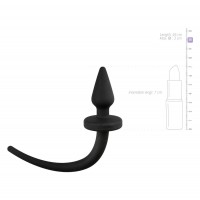 Easytoys Dog Tail - anál dildó (fekete) 73223 termék bemutató kép