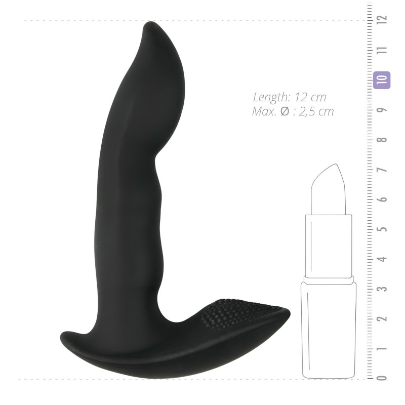 Easytoys Dynamic Duke - prosztata vibrátor (fekete) 151689 termék bemutató kép
