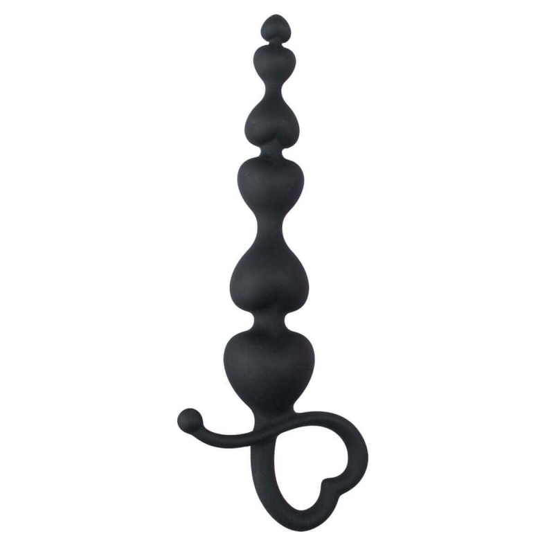 EasyToys - gyöngyös anál dildó (fekete) 50416 termék bemutató kép