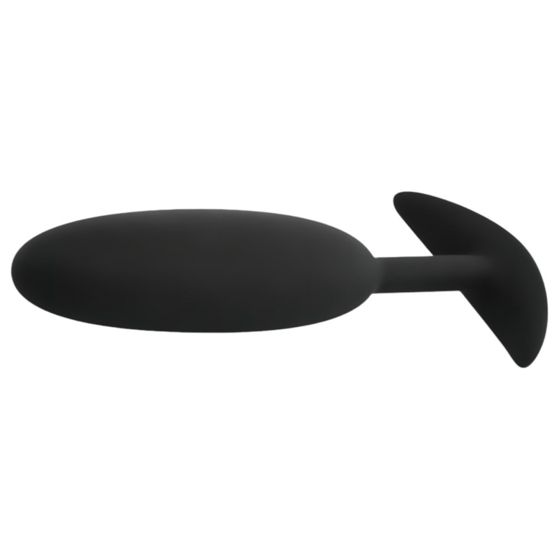 EasyToys Heavy Fulfiller - 54 g-os anál plug - kicsi (fekete) 137314 termék bemutató kép