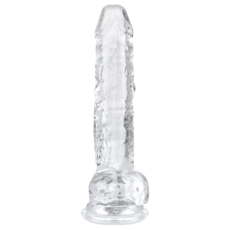 EasyToys - herés dildó - 17cm (átlátszó) 116063 termék bemutató kép