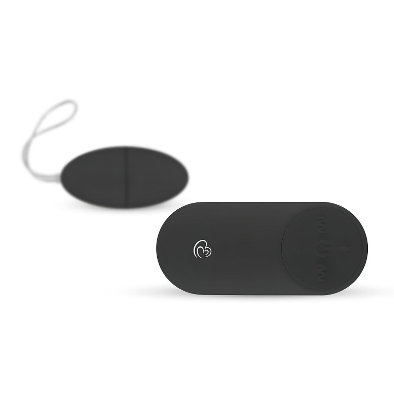 EasyToys - hordható 7 ritmusú rádiós vibrációs tojás (fekete) 150678 termék bemutató kép