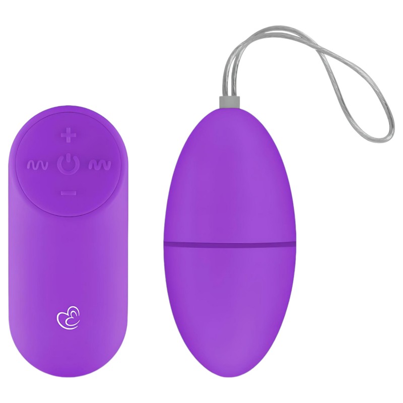 EasyToys - hordható 7 ritmusú rádiós vibrációs tojás (lila) 150331 termék bemutató kép